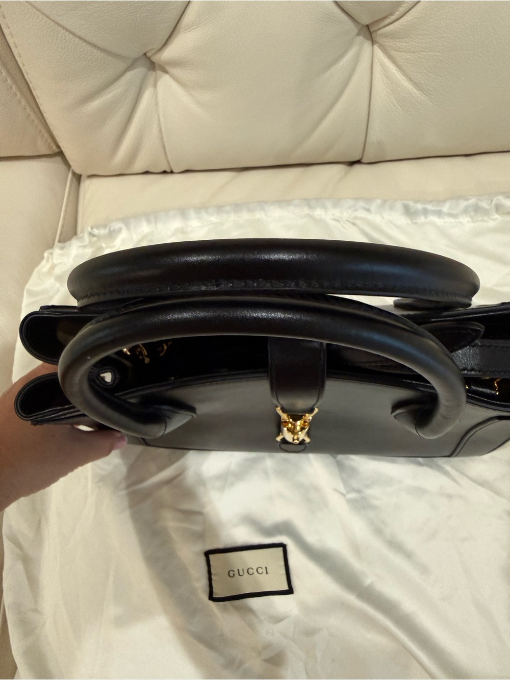 Gucci Jackie 1961 leather handbag - Picture 4 of 11